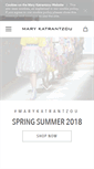 Mobile Screenshot of marykatrantzou.com